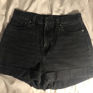 BDG mom high rise jean shorts